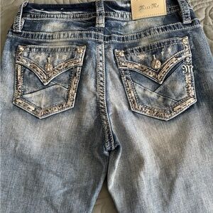 Miss Me Distressed Blue Denim Jeans